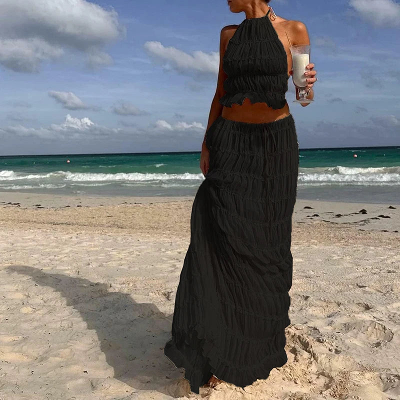 Boho-Chic Two-Piece Set