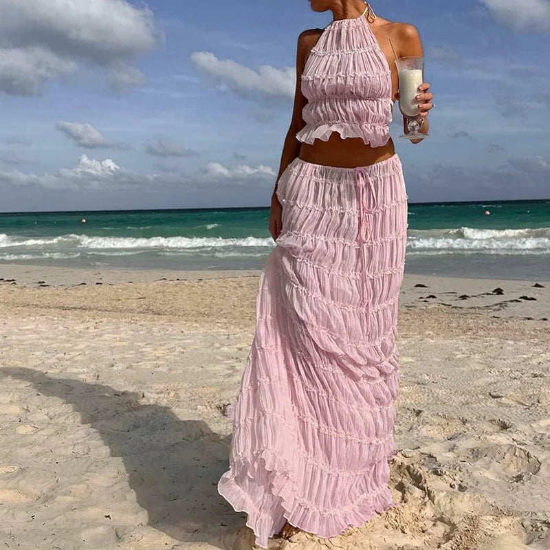 Boho-Chic Two-Piece Set